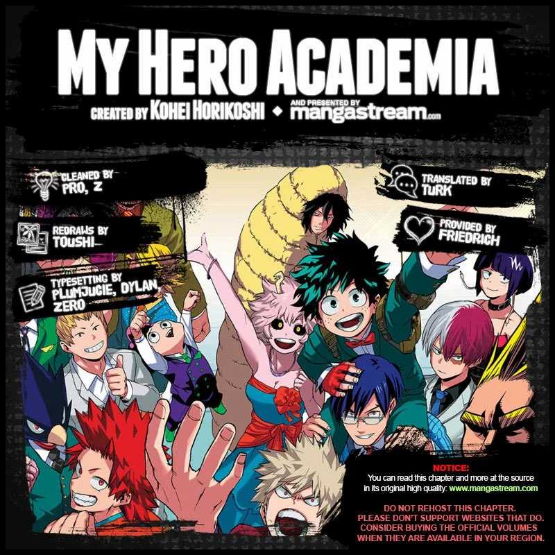 Boku no Hero Academia Chapter 186