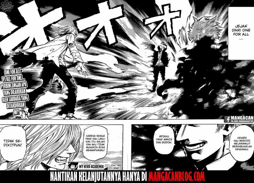 Boku no Hero Academia Chapter 192