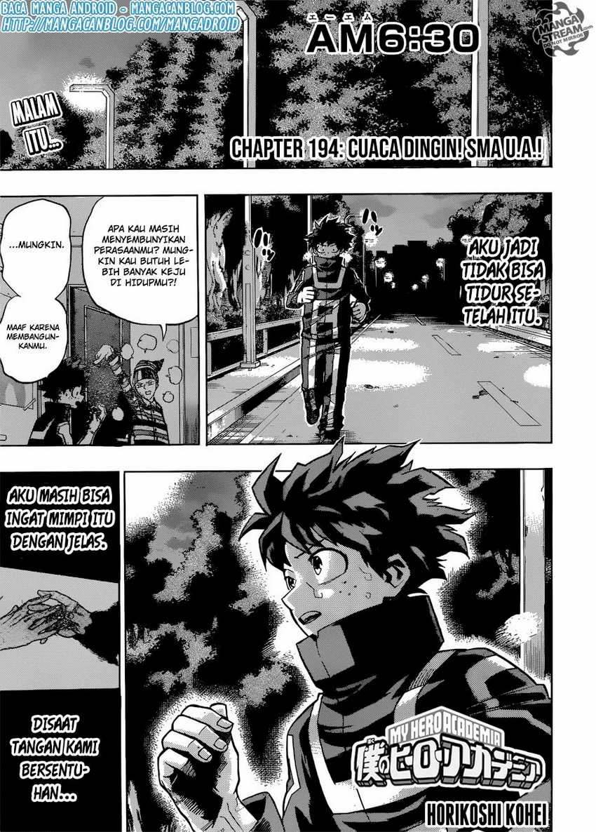 Boku no Hero Academia Chapter 194