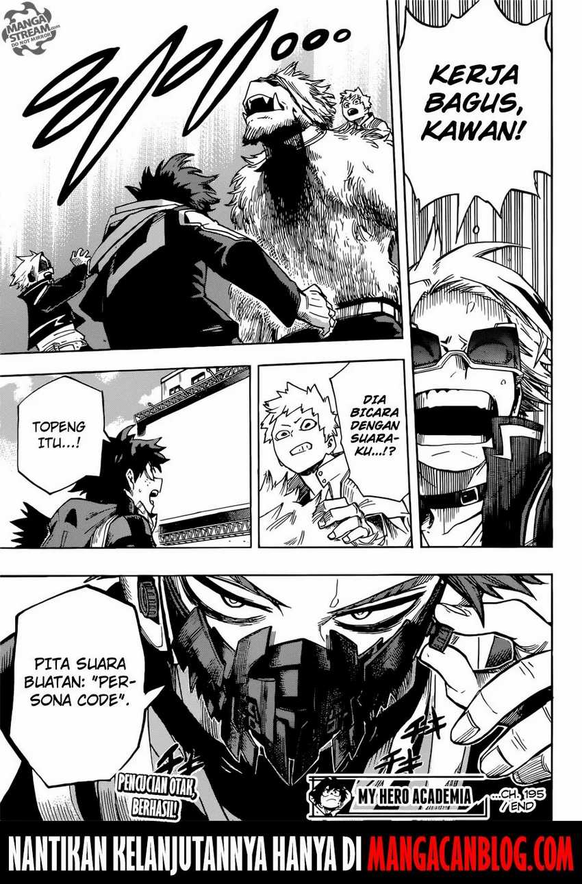 Boku no Hero Academia Chapter 195