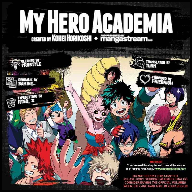 Boku no Hero Academia Chapter 196