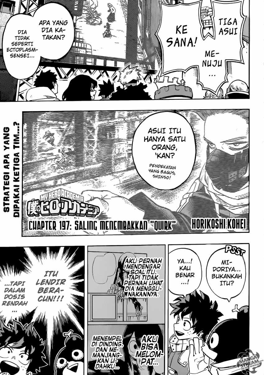 Boku no Hero Academia Chapter 197