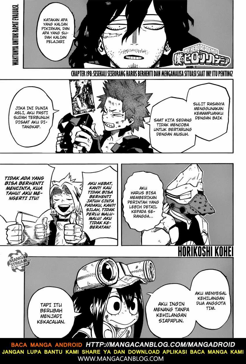 Boku no Hero Academia Chapter 198