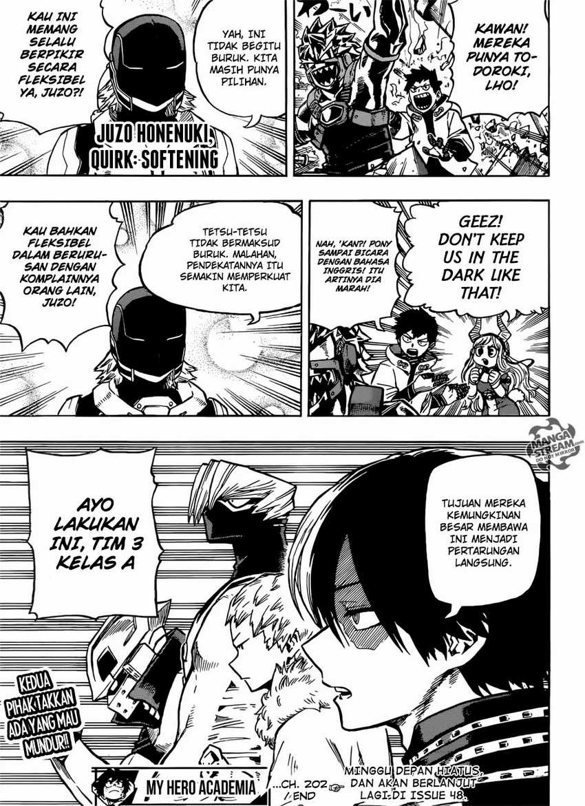 Boku no Hero Academia Chapter 202