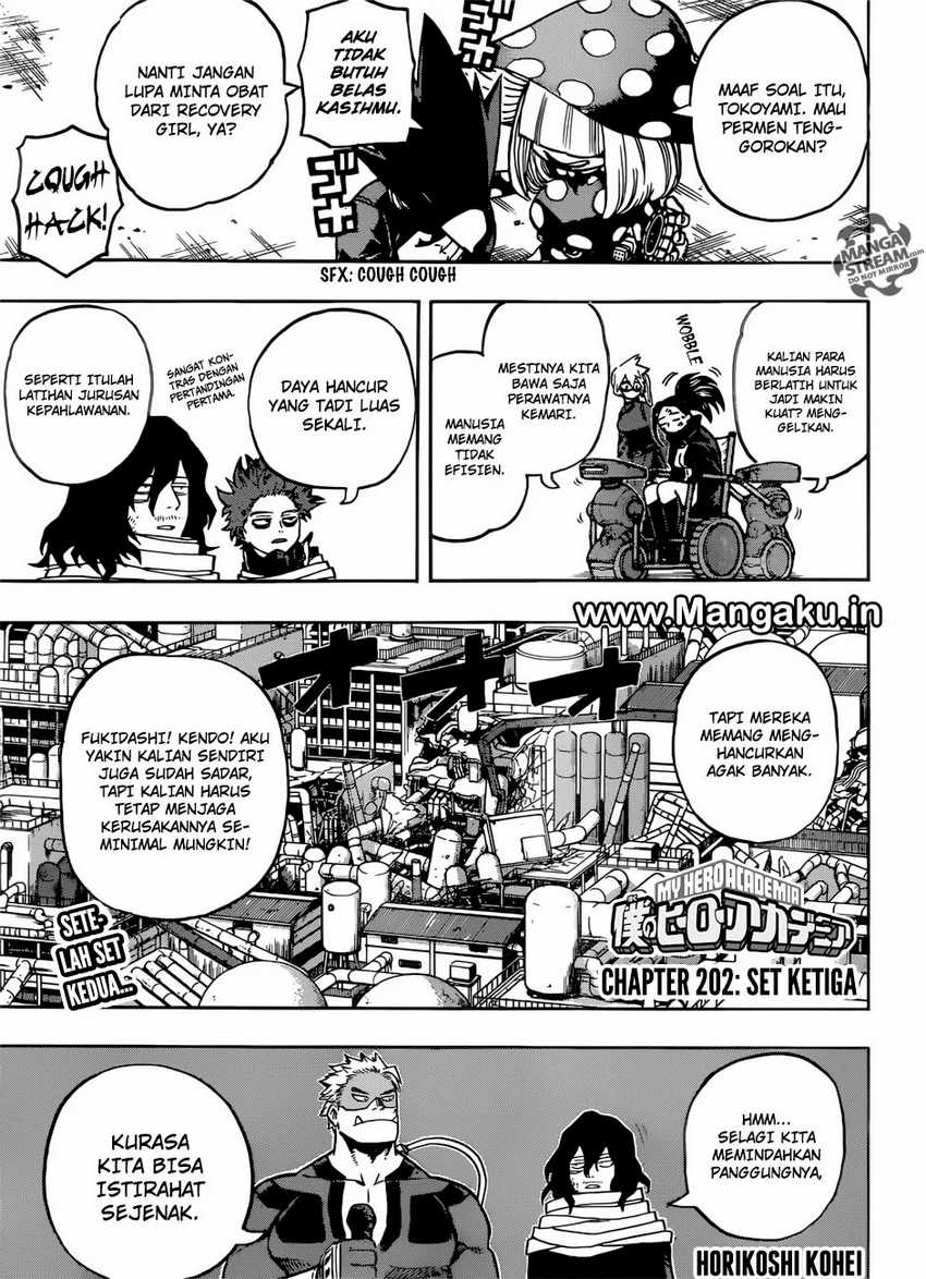 Boku no Hero Academia Chapter 202