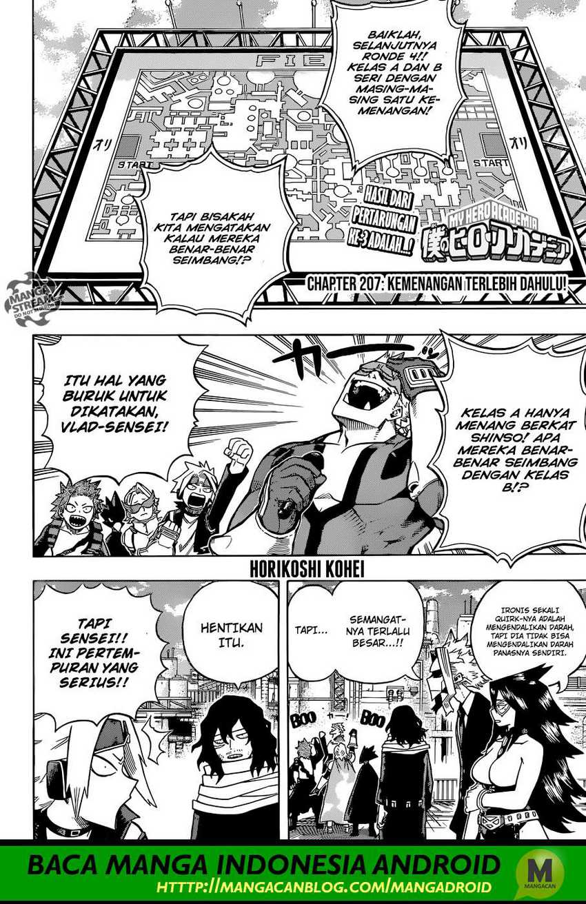 Boku no Hero Academia Chapter 207