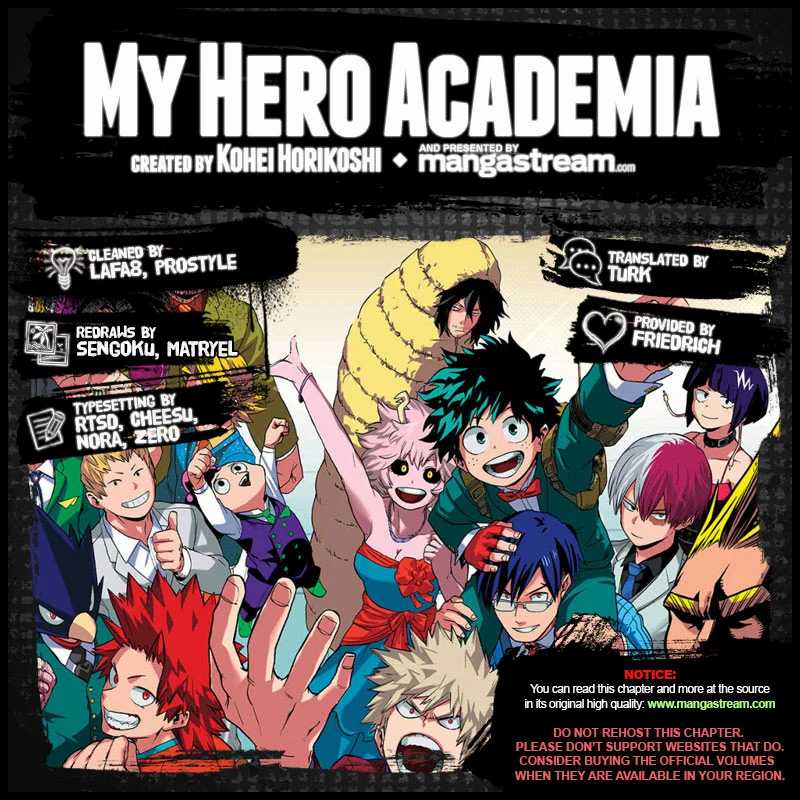 Boku no Hero Academia Chapter 208