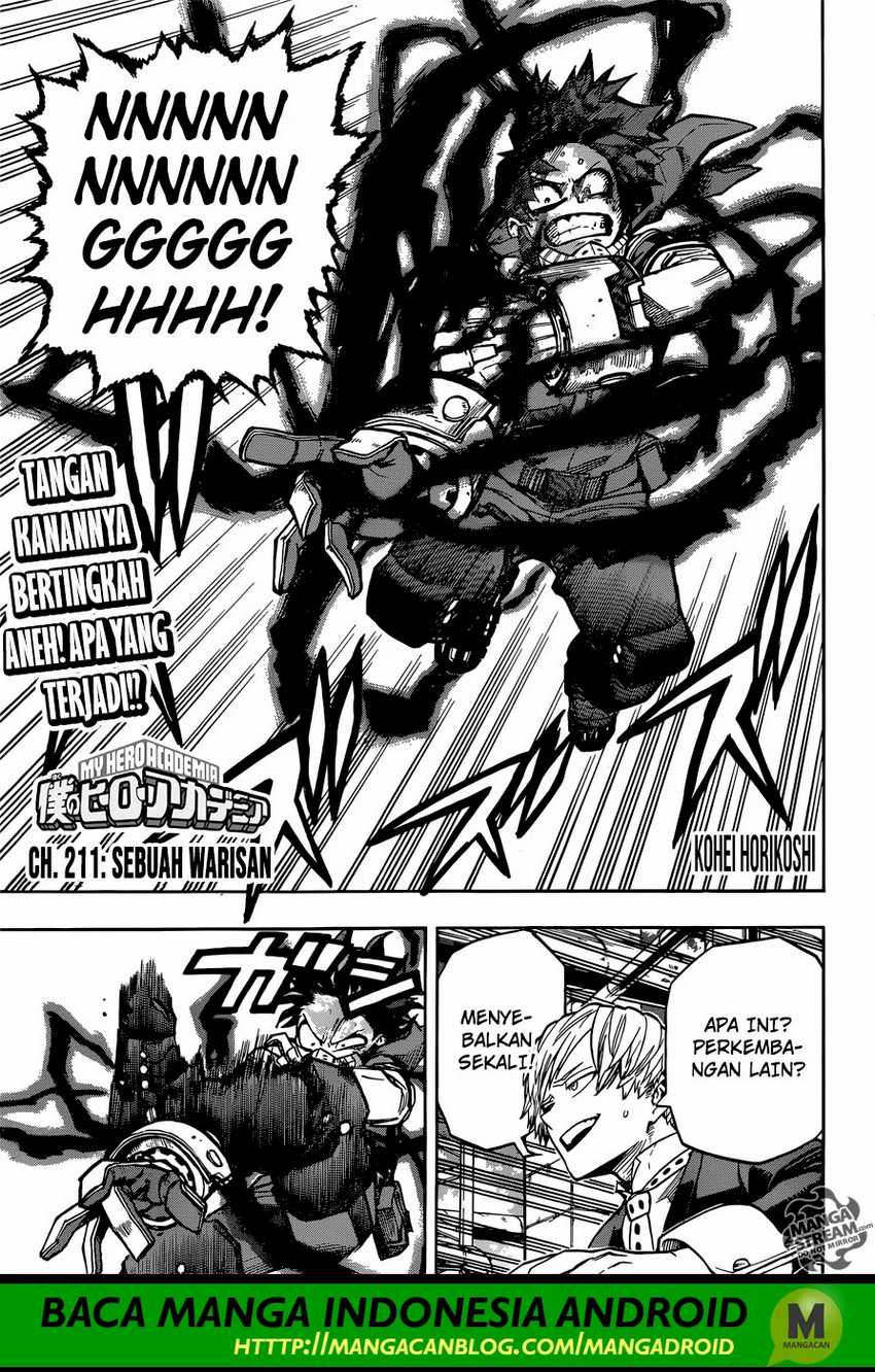 Boku no Hero Academia Chapter 211