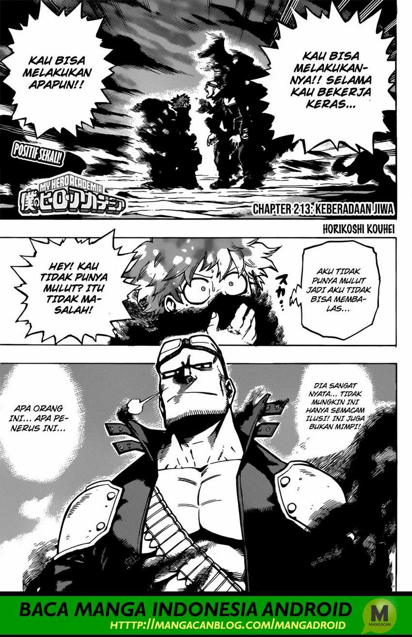 Boku no Hero Academia Chapter 213