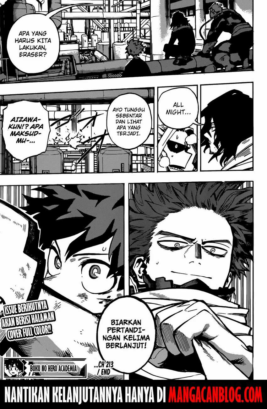 Boku no Hero Academia Chapter 213