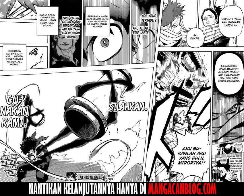 Boku no Hero Academia Chapter 214