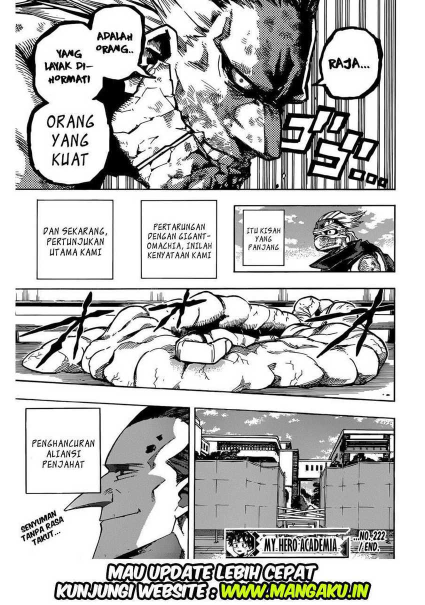 Boku no Hero Academia Chapter 222