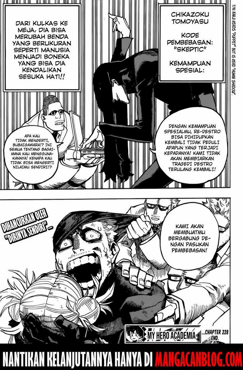 Boku no Hero Academia Chapter 228