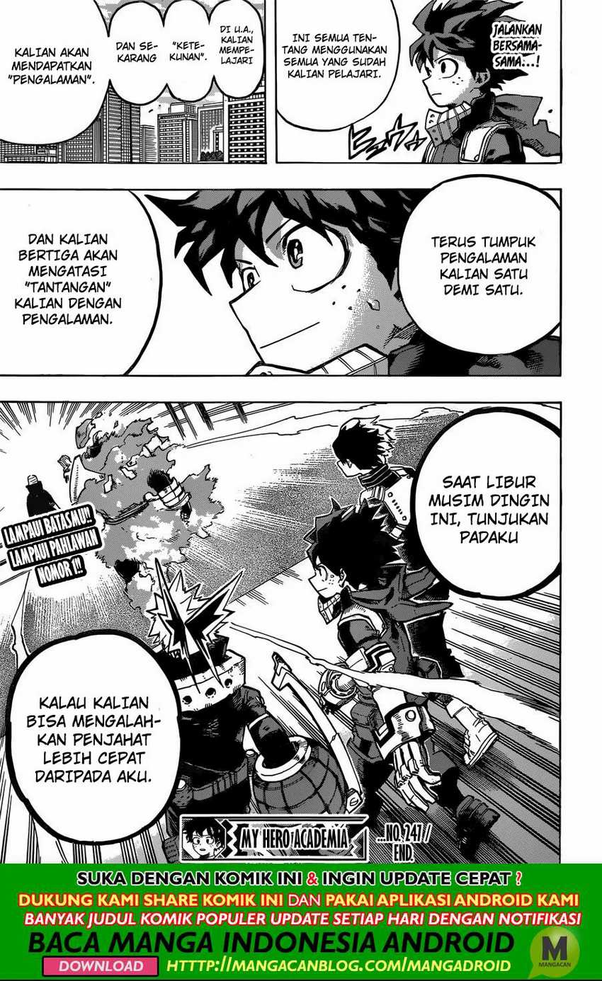 Boku no Hero Academia Chapter 247