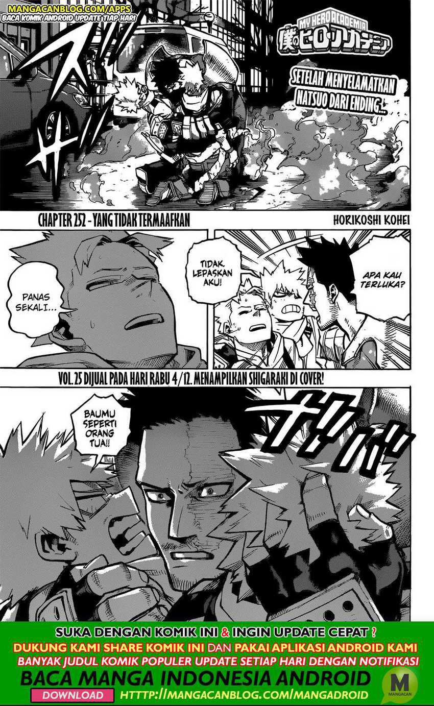 Boku no Hero Academia Chapter 252