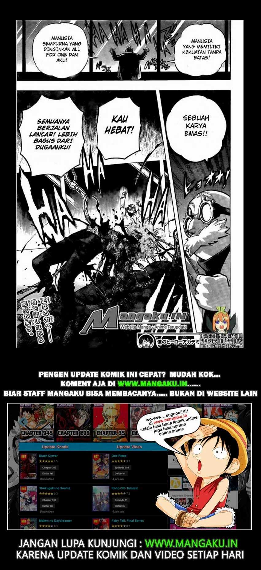 Boku no Hero Academia Chapter 255