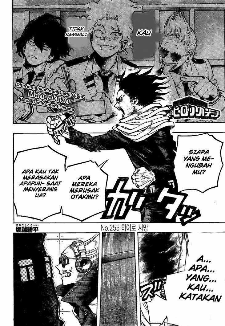 Boku no Hero Academia Chapter 255