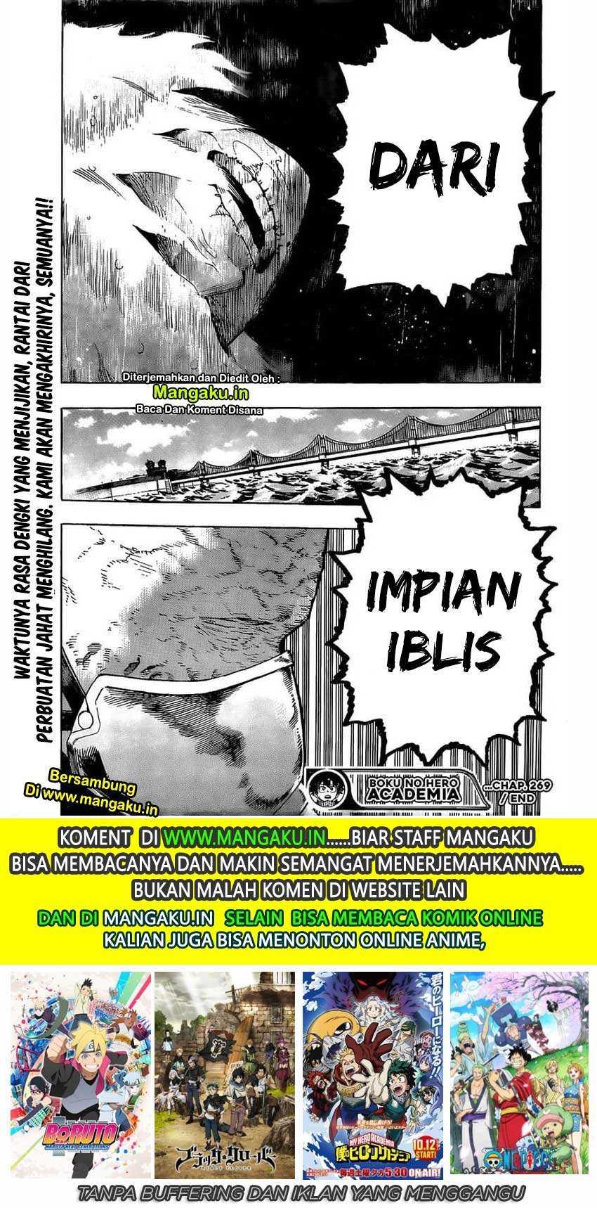 Boku no Hero Academia Chapter 269