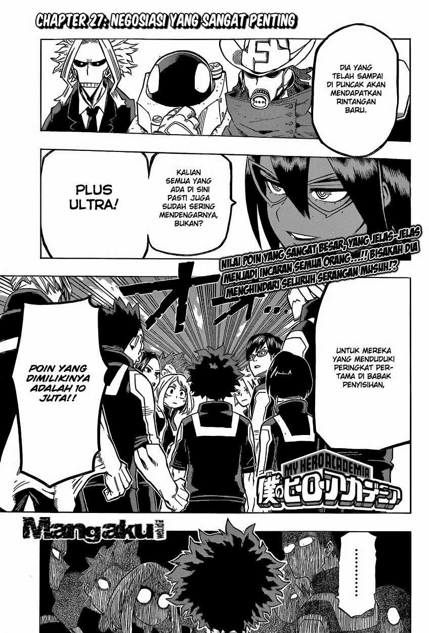 Boku no Hero Academia Chapter 27