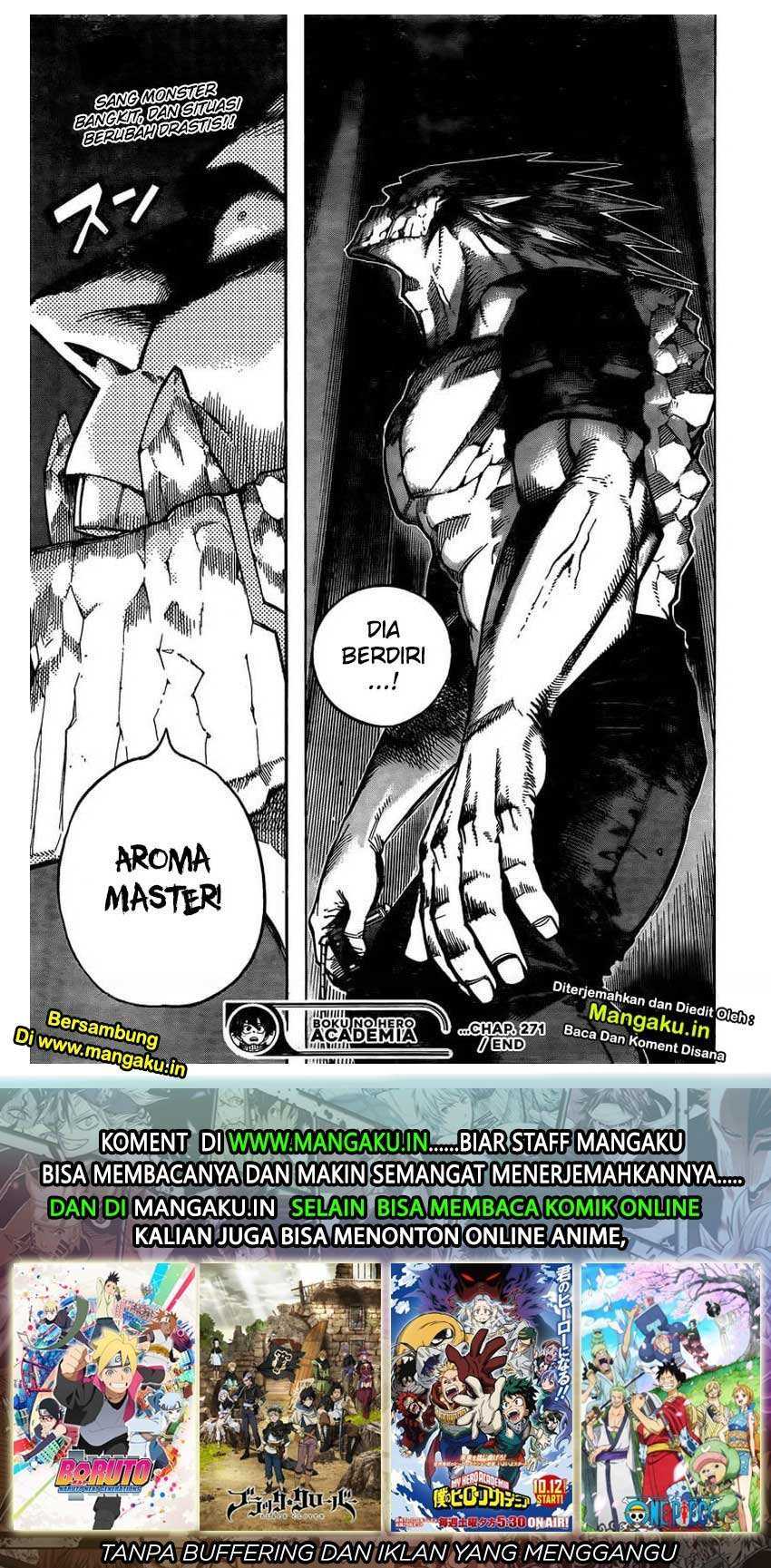 Boku no Hero Academia Chapter 271