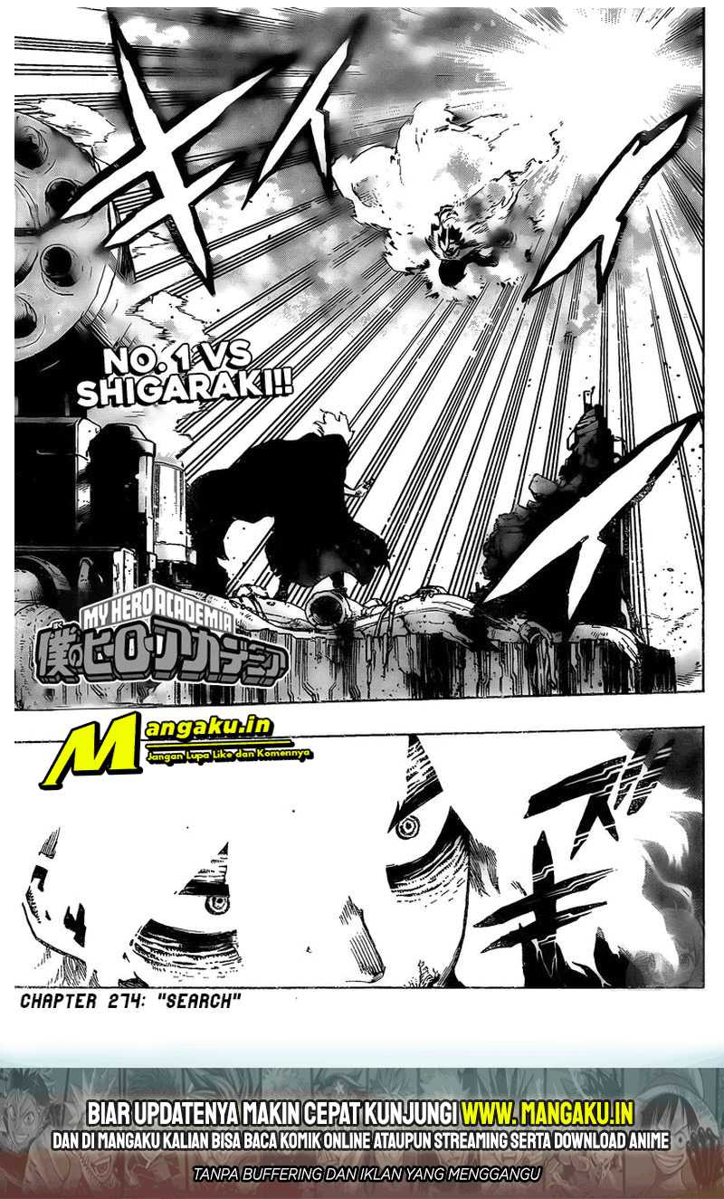 Boku no Hero Academia Chapter 274