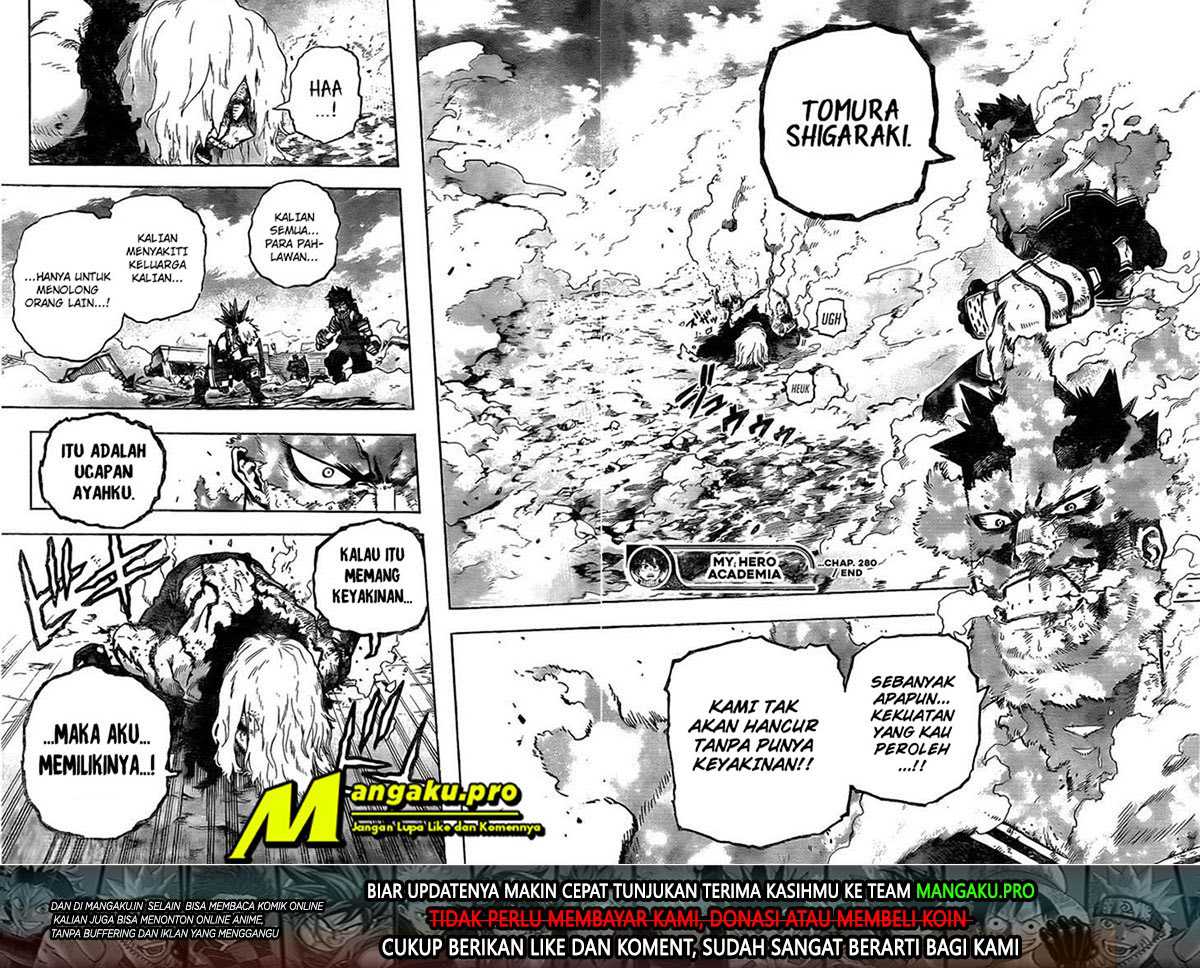 Boku no Hero Academia Chapter 280