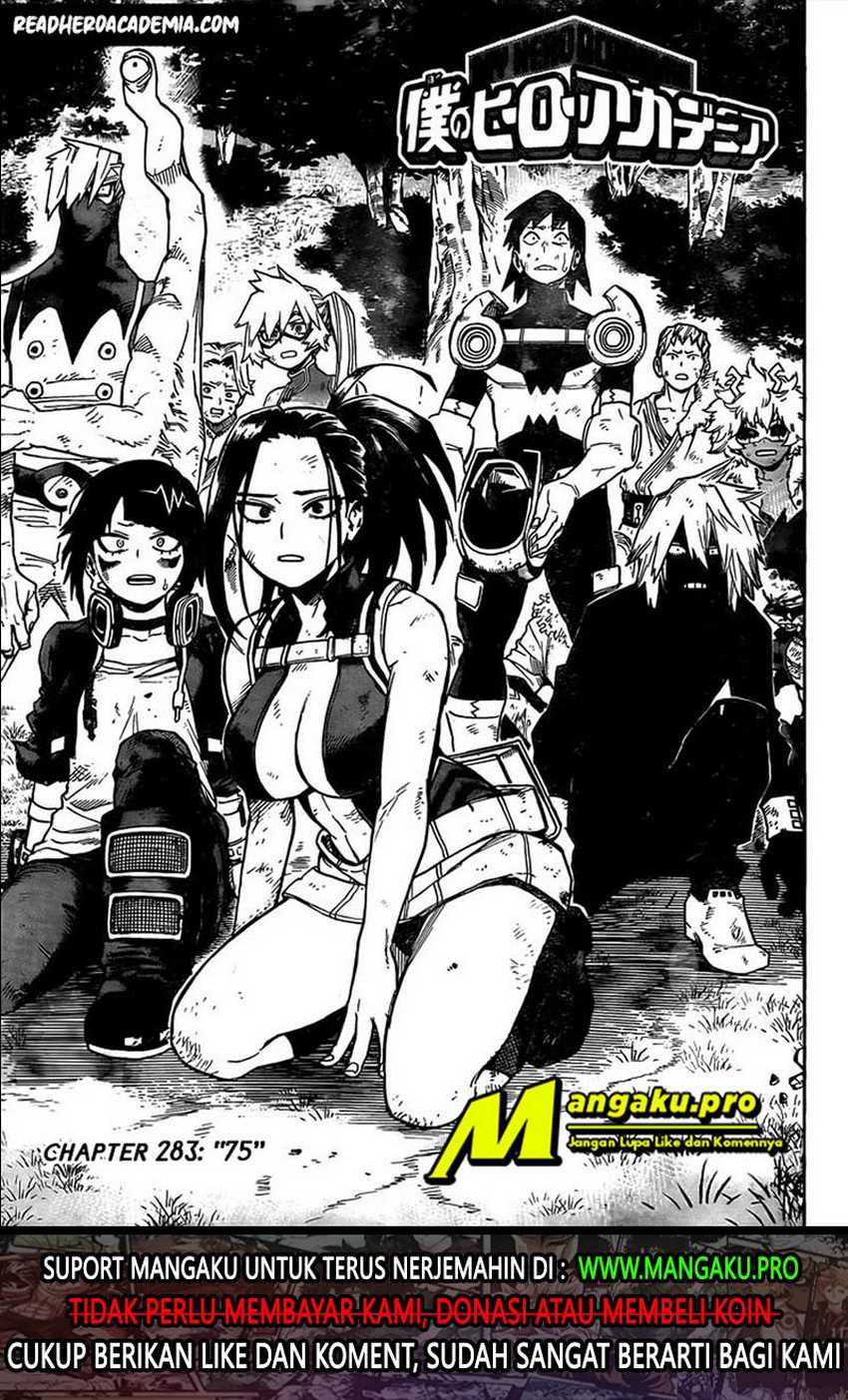 Boku no Hero Academia Chapter 283