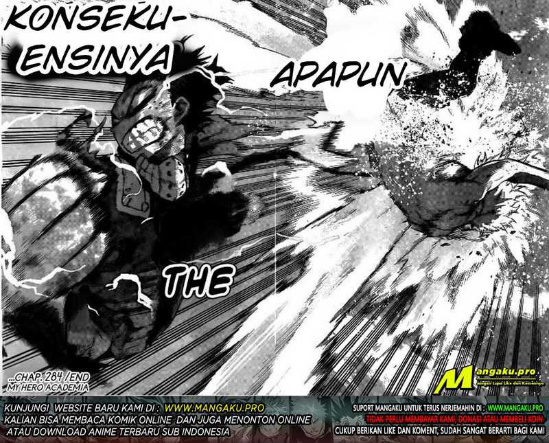 Boku no Hero Academia Chapter 284