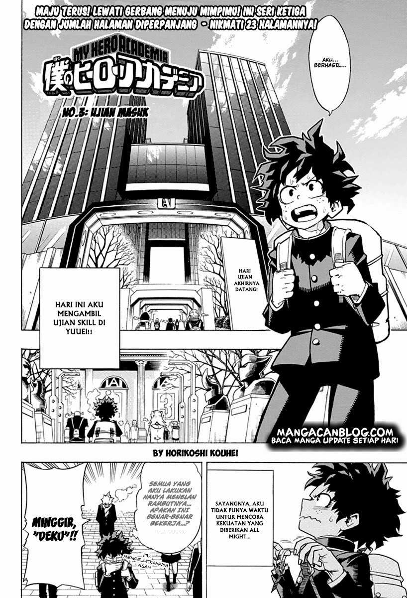 Boku no Hero Academia Chapter 3