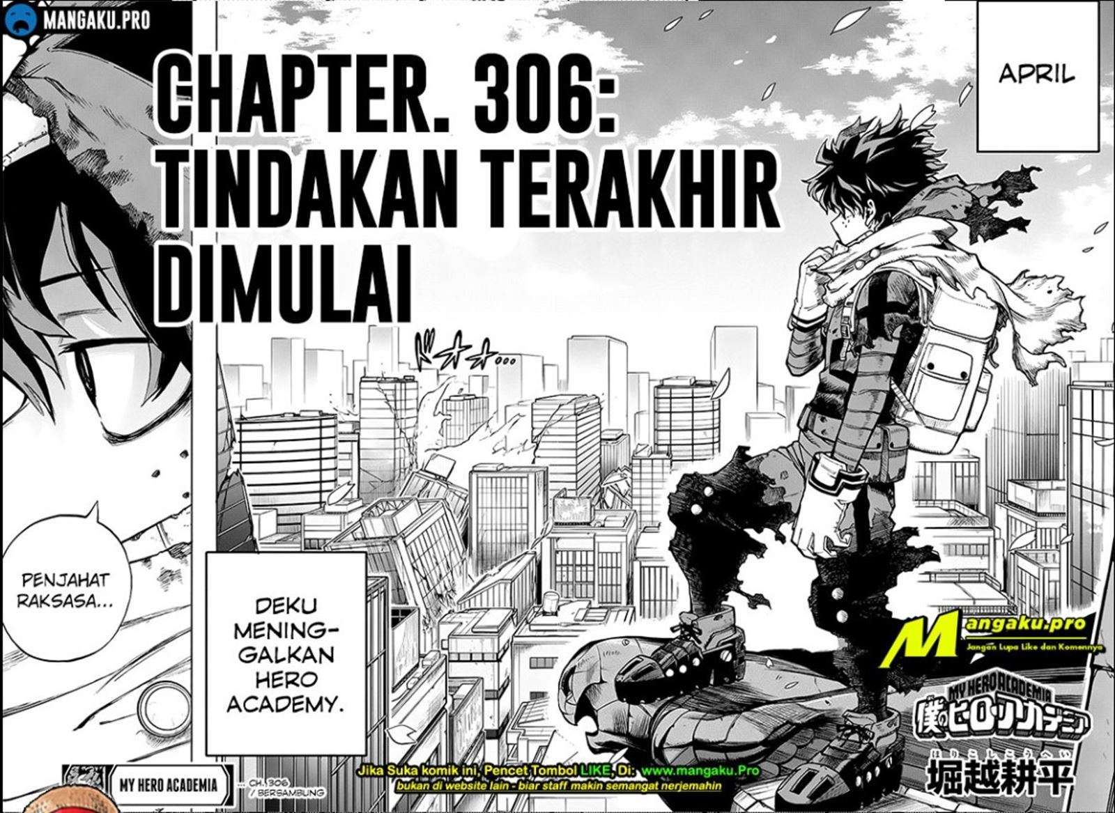 Boku no Hero Academia Chapter 306