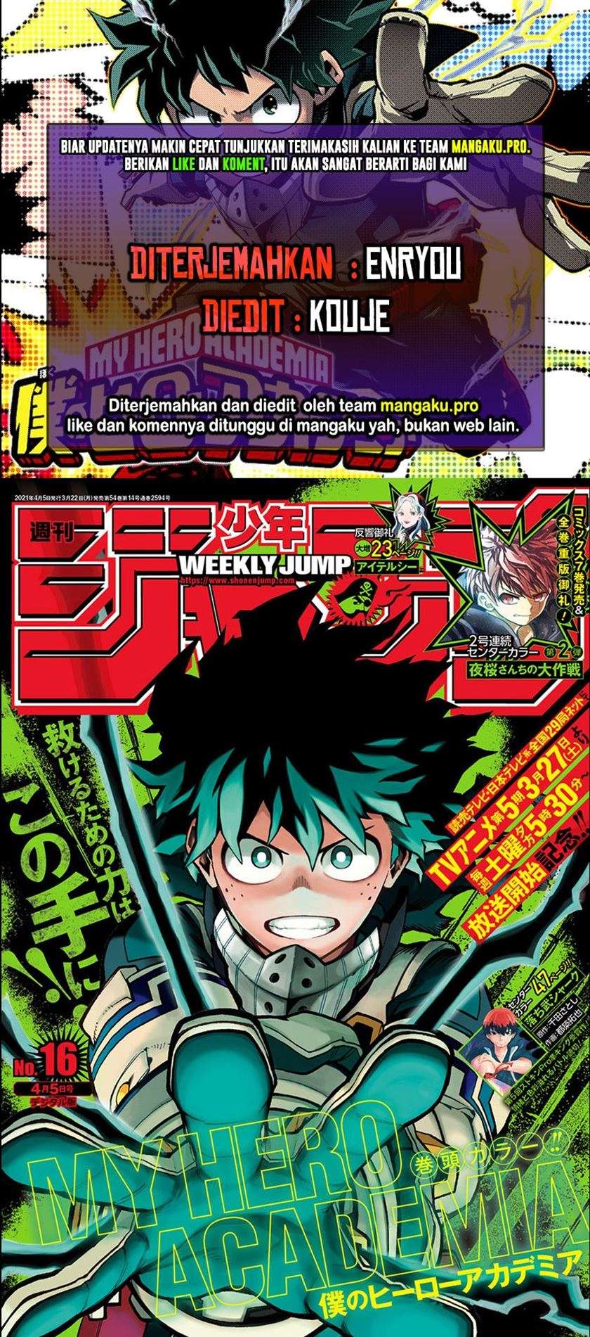 Boku no Hero Academia Chapter 306