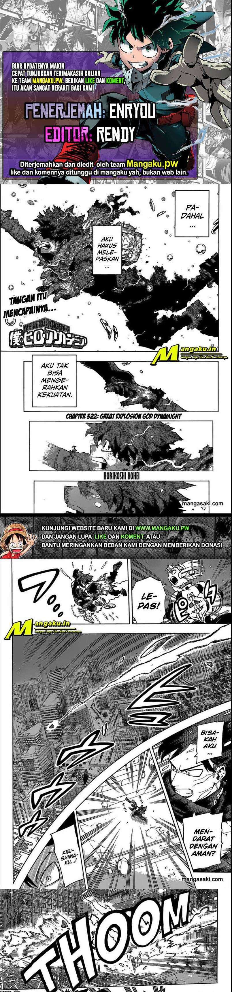 Boku no Hero Academia Chapter 322