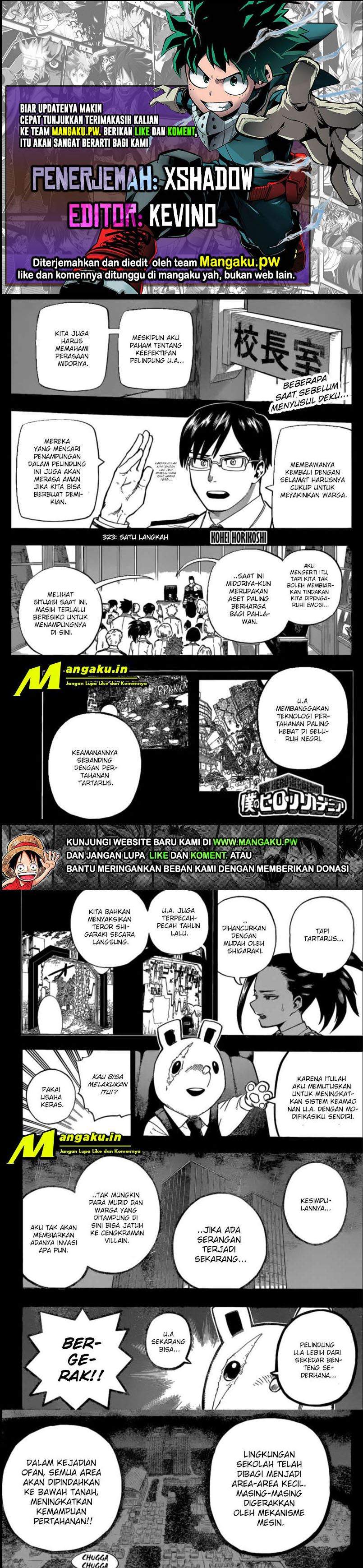 Boku no Hero Academia Chapter 323