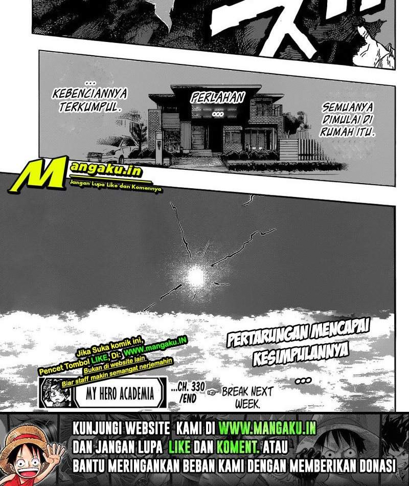 Boku no Hero Academia Chapter 330