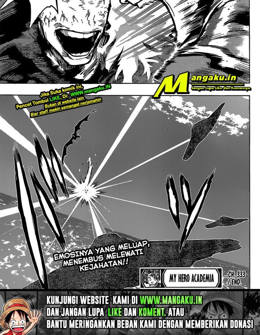 Boku no Hero Academia Chapter 333