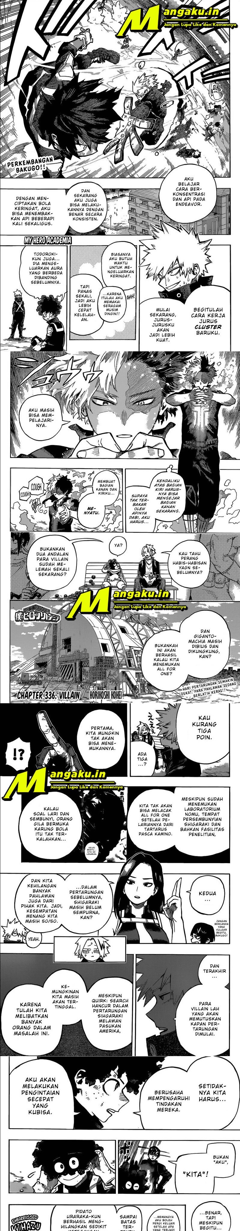 Boku no Hero Academia Chapter 336