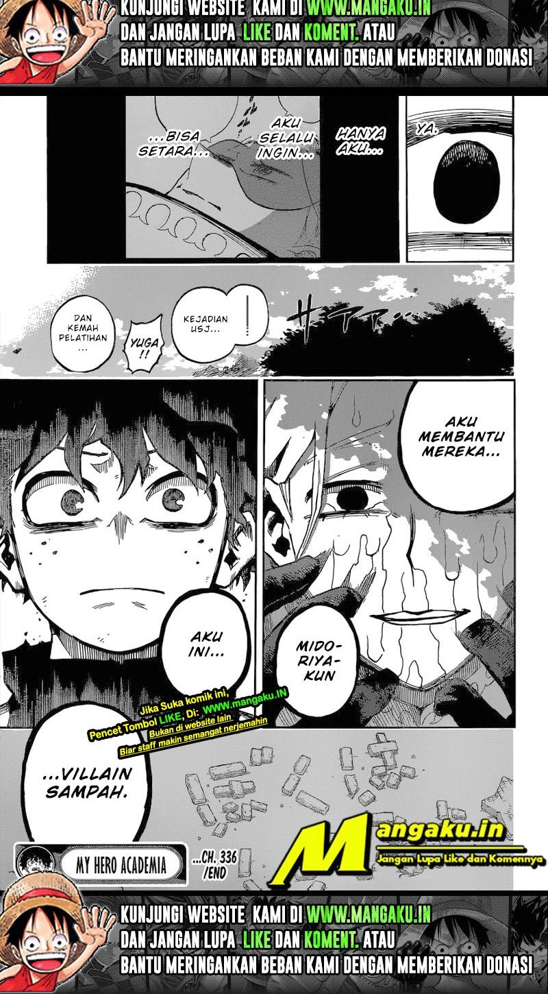 Boku no Hero Academia Chapter 336