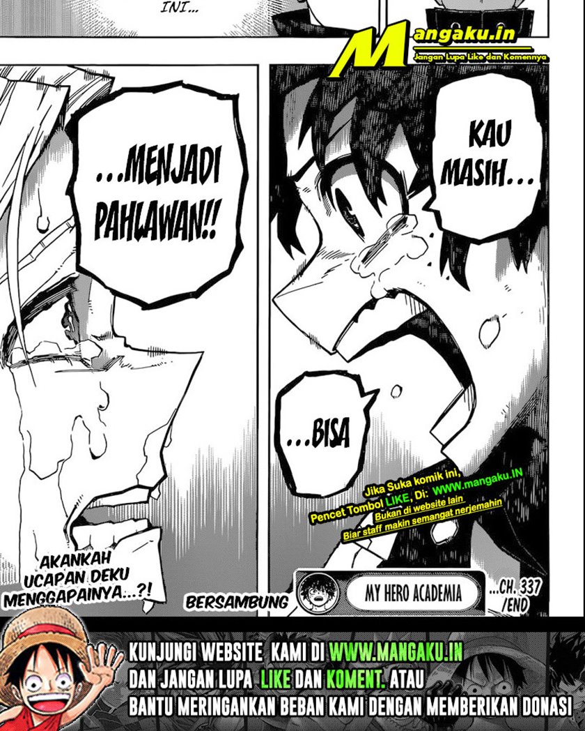 Boku no Hero Academia Chapter 337