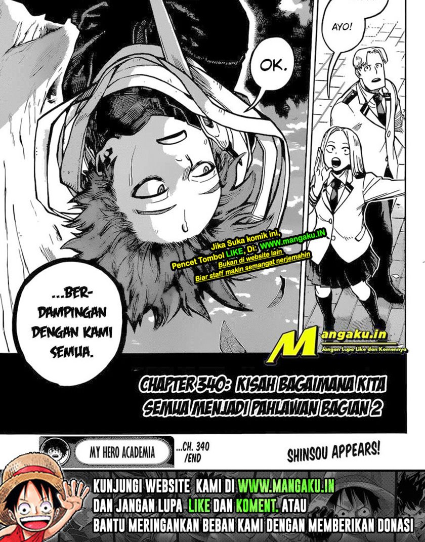 Boku no Hero Academia Chapter 340