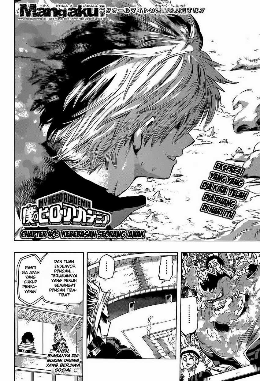 Boku no Hero Academia Chapter 40