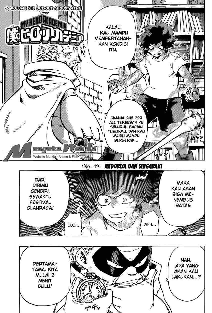 Boku no Hero Academia Chapter 49