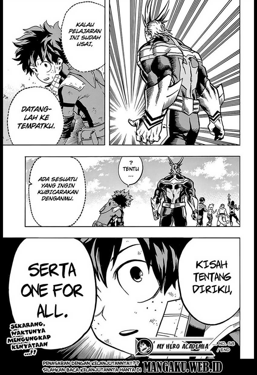 Boku no Hero Academia Chapter 58