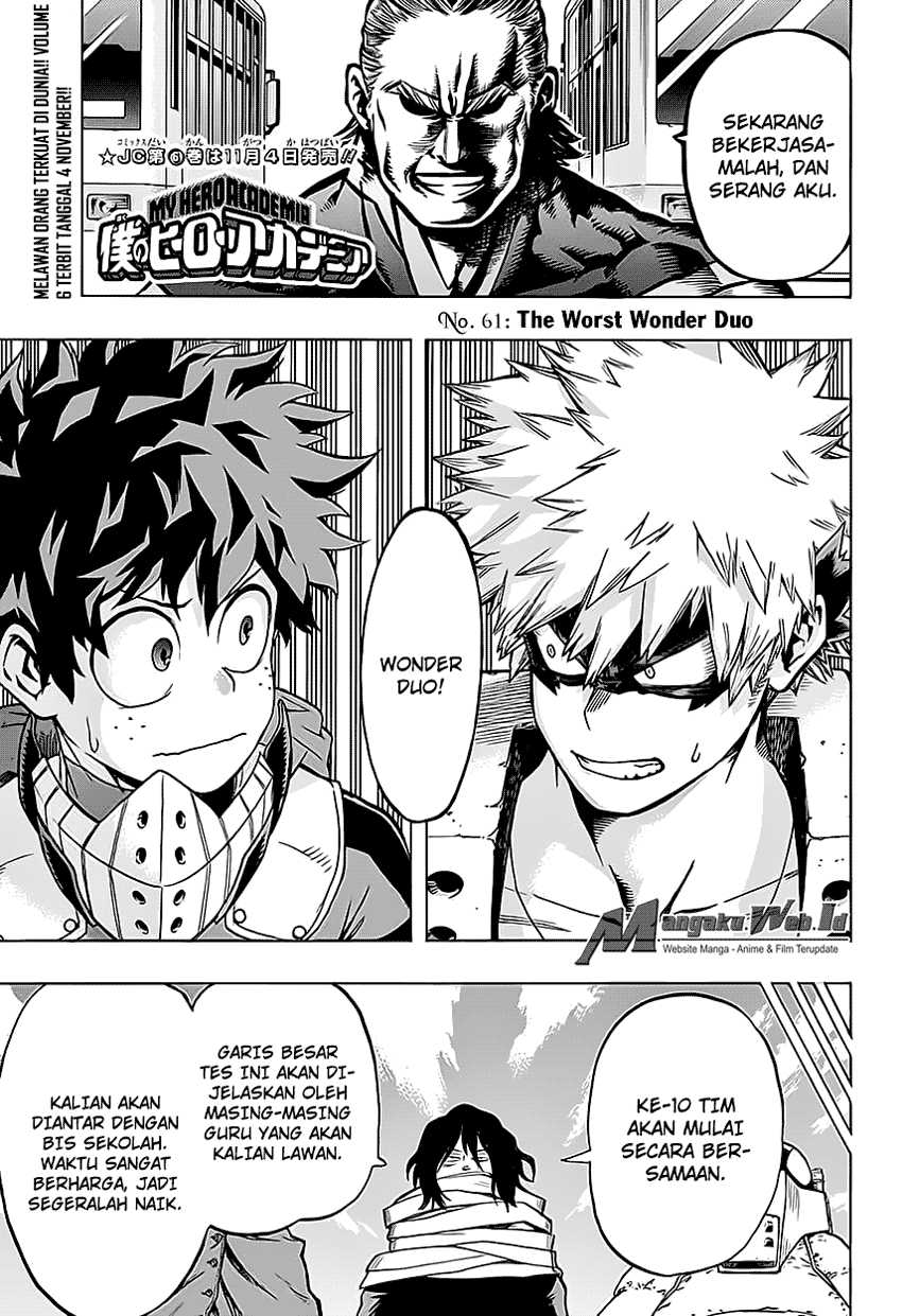 Boku no Hero Academia Chapter 61