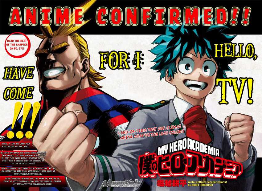 Boku no Hero Academia Chapter 65