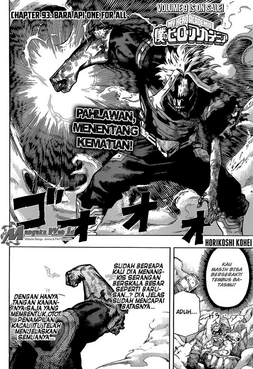 Boku no Hero Academia Chapter 93