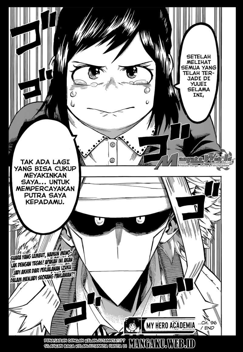 Boku no Hero Academia Chapter 96