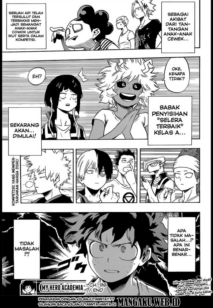 Boku no Hero Academia Chapter 98