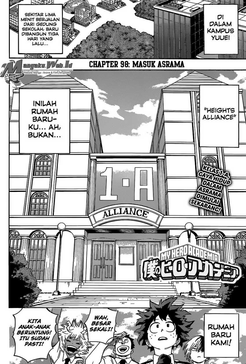 Boku no Hero Academia Chapter 98