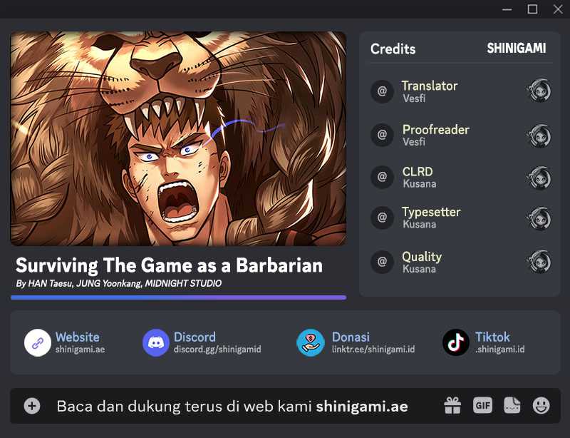 Survive as a Barbarian in the Game Chapter 71