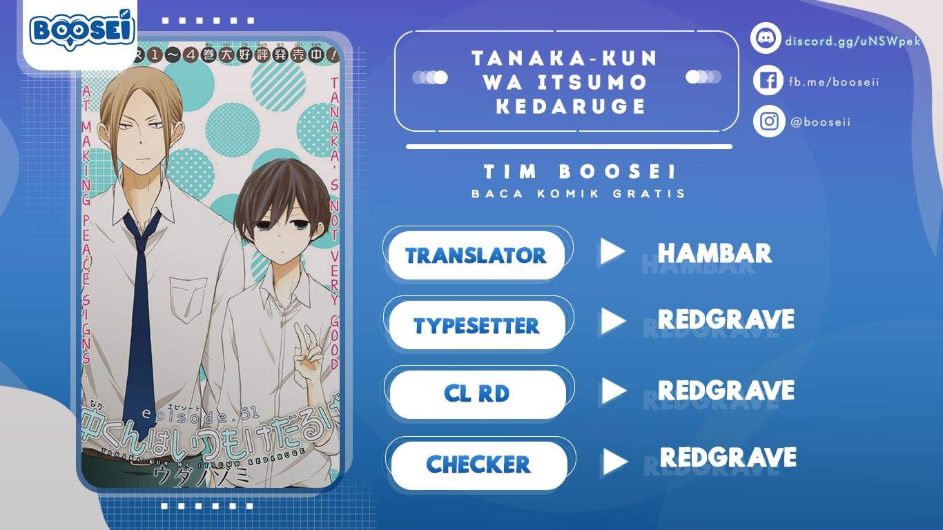 Tanaka-kun wa Itsumo Kedaruge Chapter 131